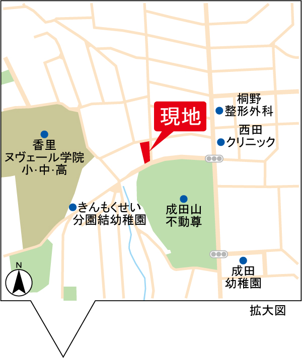 周辺拡大地図